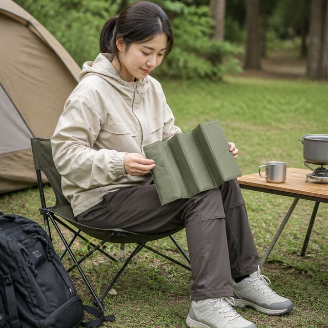 1인용 경량 방석 캠핑 등산용 발포 접이식 휴대용 시트