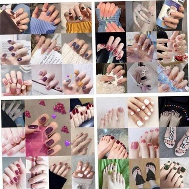 데일리 여성 젤네일 팁 간편 붙이는 젤네일 스티커 패션 페디