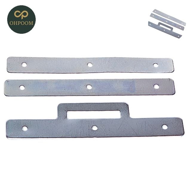 커텐걸이부속품 커텐레일브라켓 PVC비닐커텐 헹거 걸이쇠 300MM 1SET
