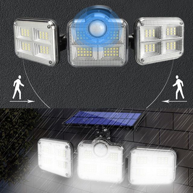 태양광 계단 베란다 122SMD 108LED 리모컨 벽부등 - 이미지 3