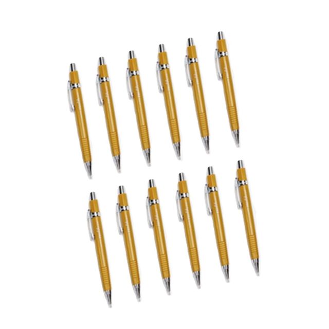 0.9mm 제도샤프 PRO 12개 황색 미술샤프 0.9MM샤프 미술용샤프