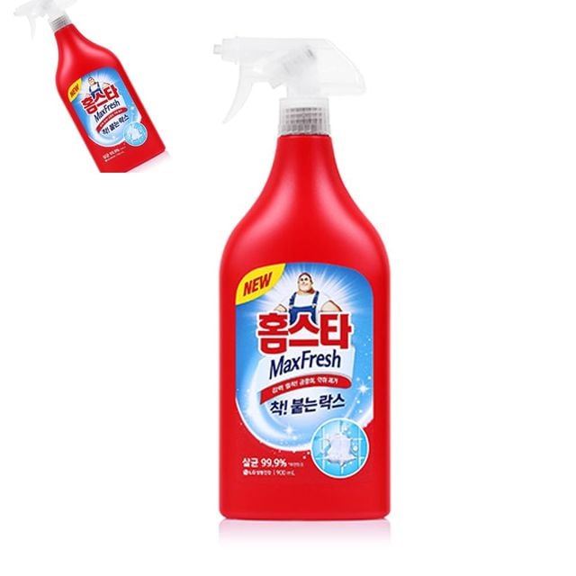 홈스타 착 붙는 락스 500ml 욕실청소제 벽타일세정제 곰팡이제거제 스프레이형