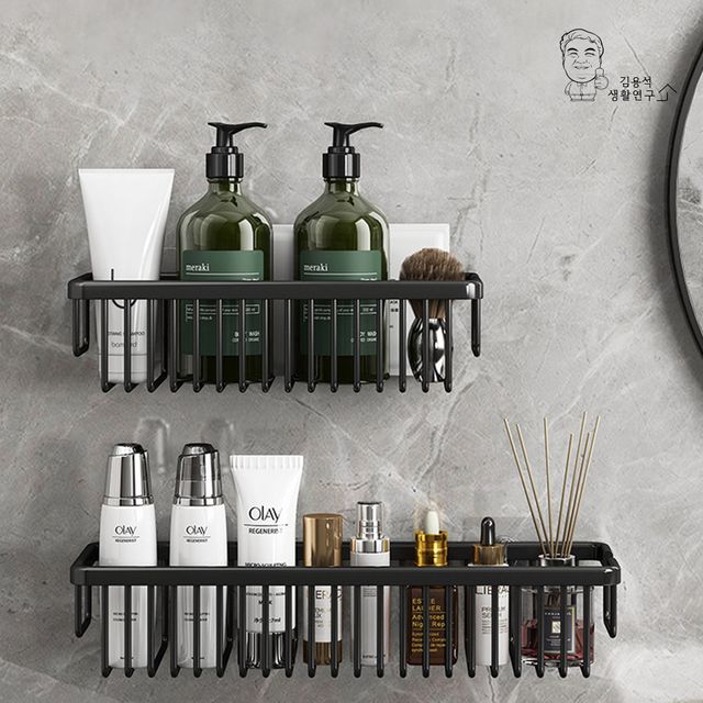 모던블랙 일자선반F 30/40cm - 이미지 2