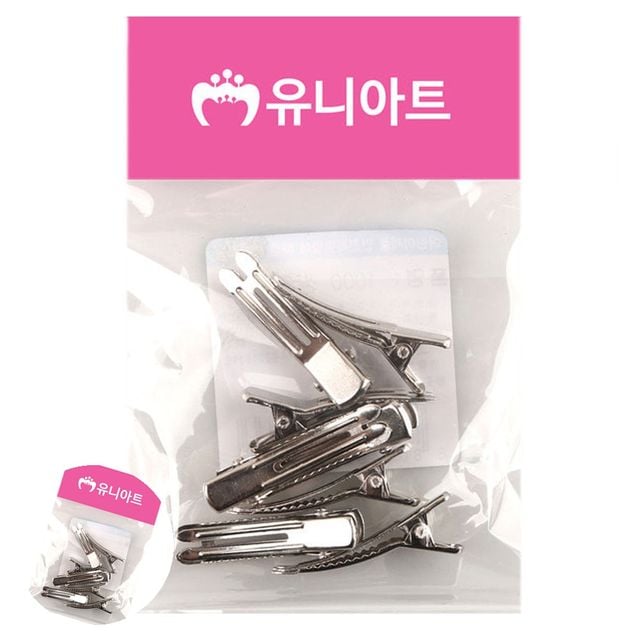머리핀부자재핀대 헤어핀DIY 쌍집게핀 3.5cm 8개입