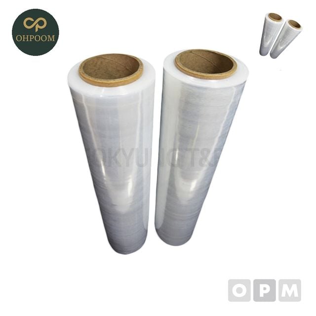 포장용스트레치필름 파렛트랩 자동기계용 스트레치필름 공업용랩 25Mic500X1400 1 EA