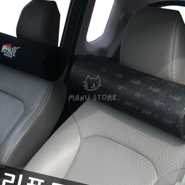 차량헤드쿠션 차량목쿠션 릴렉스 메모리폼 목쿠션 원통형