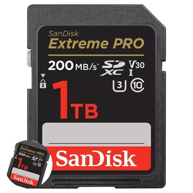휴대용메모리카드 보관용메모리카드 sd카드 Extreme PRO SD UHS-I 1TB 메모리카드