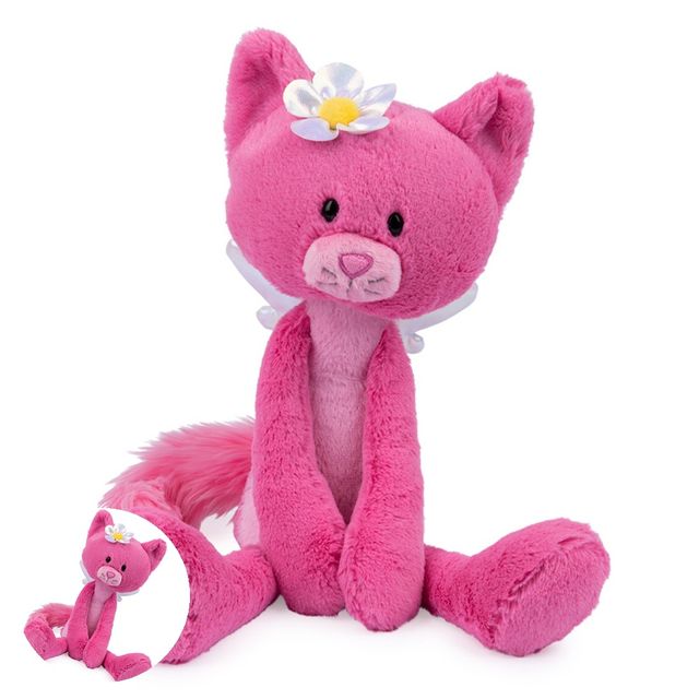 아기수면인형 애기애착인형 핑크 고양이 데리고 다니기 38cm