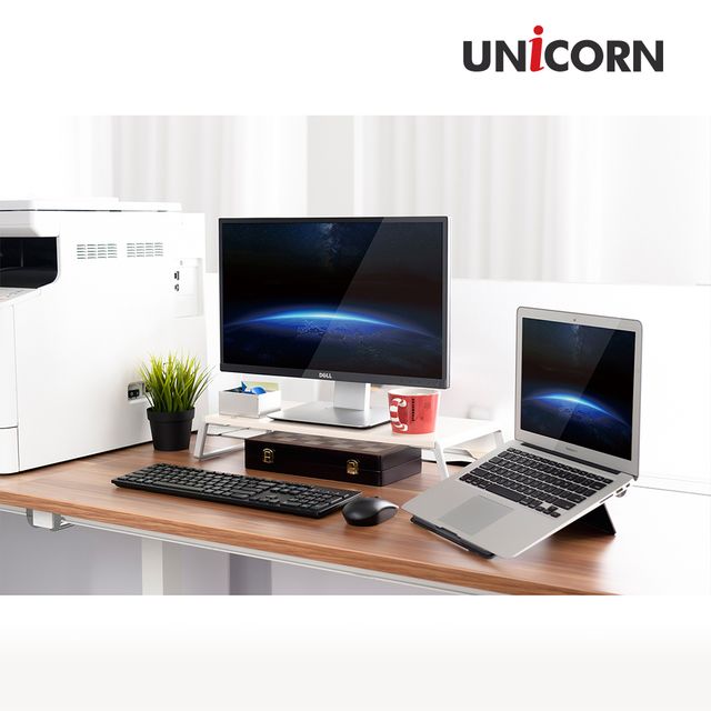유니콘 원목 알루미늄 프리미엄 PC받침대 UM-WD07 - 이미지 6