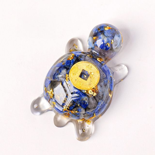 엽전 거북이 장식 모형 미니 파츠 행운 금전운 풍수 인테리어 집들이 이사 개업 선물 - 이미지 3
