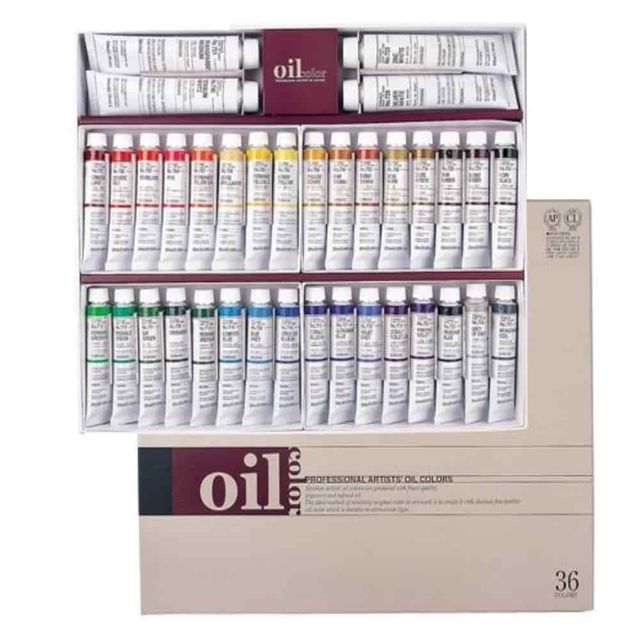 유화물감 36색 20ml 유화수업 유화도구 유화그림 성인유화