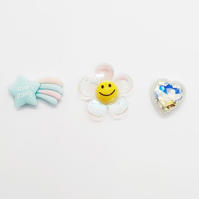 휴대폰 신발꾸미기 DIY 파츠 별똥별 데이지 하트