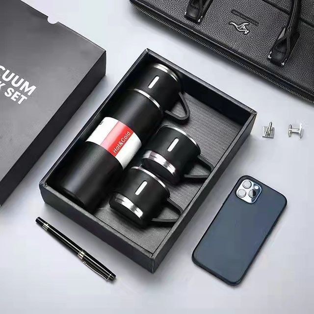 북유럽 세라믹 식기 세트 블랙 골드 접시 조합 500ml - 이미지 7