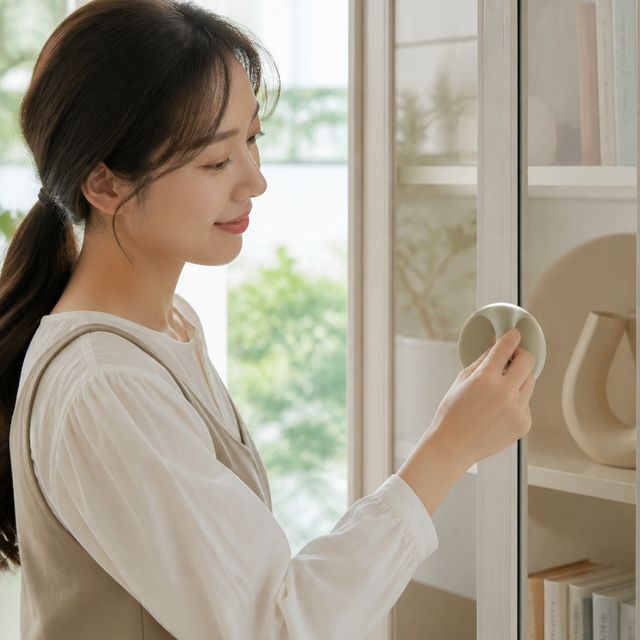 가구 부착용 원형 손잡이 유리창 서랍장 미니 포인트 노브 DIY 보수 교체 부품 - 이미지 1