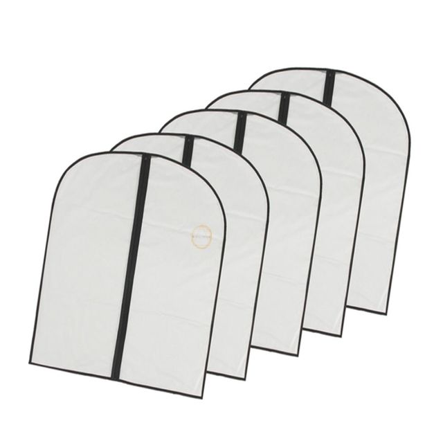 지퍼식 옷커버 5p 60x80cm 지퍼형옷커버 옷커버지퍼 겨울옷보관커버