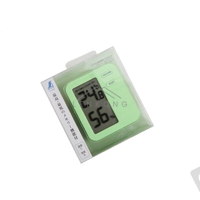 디지털온습도계 가정용온도습도계 S 73049 디지털미니온습도계 그린 1EA