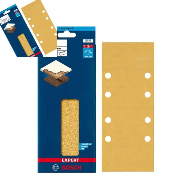 보쉬 사각 샌딩페이퍼 93x230mm 10장 샌딩패드 샌딩페퍼 목공공구 목공사포