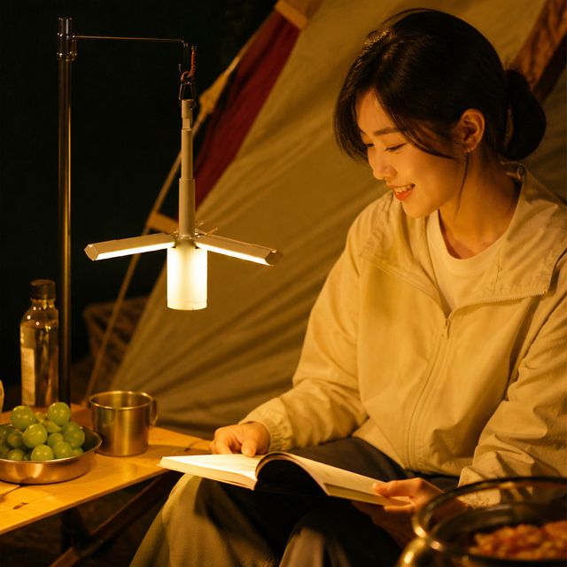 충전식 LED 캠핑 랜턴 폴딩 조명 무드등 차박 손전등 실내외 캠핑용품