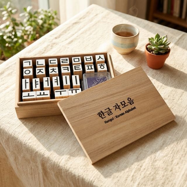 한글 자모음 도장 세트(고딕체) 501802 - 이미지 2