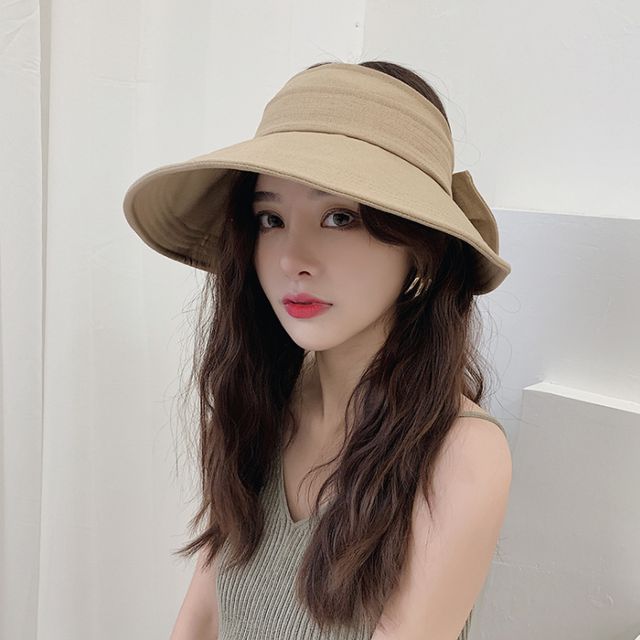 은창 캐주얼 면 돌돌이 모자 선캡 - 왕골 소재로 시원한 여름 필수템 - 이미지 6