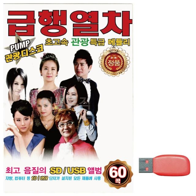 음악USB PUMP 관광 디스코 급행열차