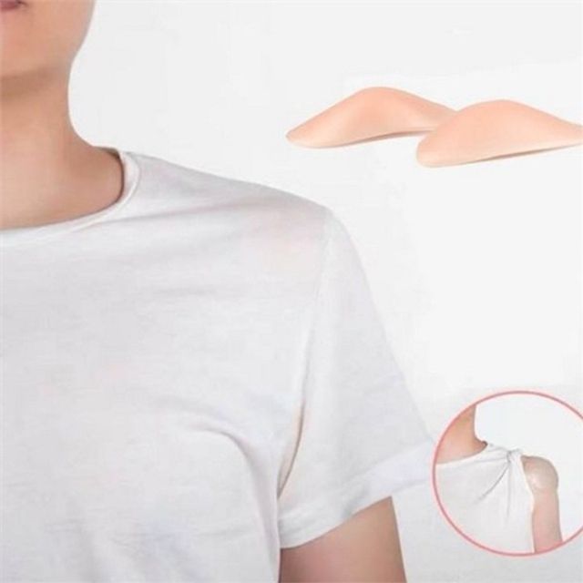 남성 실리콘 어깨 패드 남성 어깨뽕 보정 증폭 라인 티셔츠 셔츠 자켓