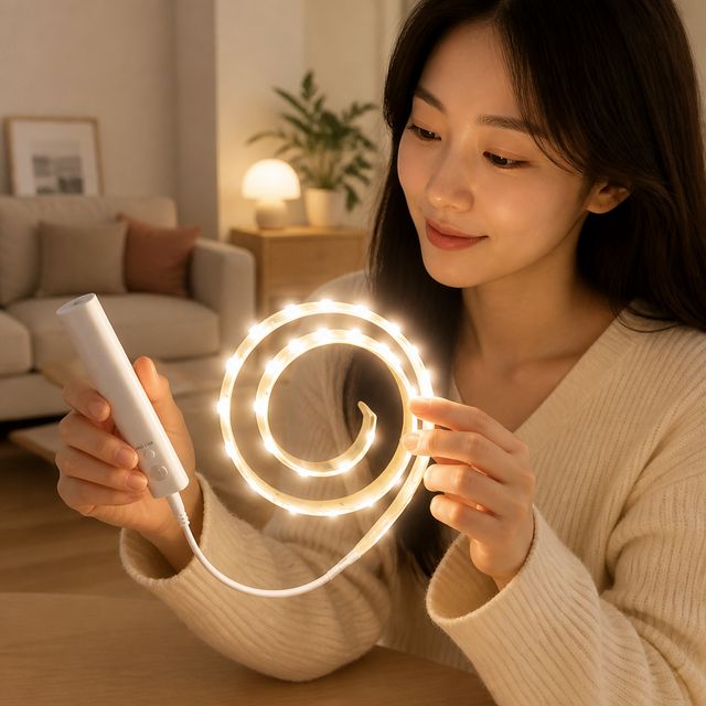 절단형 LED 라인 센서등 동작감지식 무드등 간접 조명 바타입