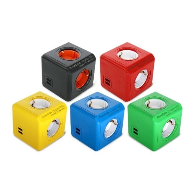 혜명몰 파워큐브 멀티탭 오리지널 USB형 그린 C1250GW - 개 (1개입) 멀티탭컴퓨터 파워큐브멀티탭 USB콘센 - 이미지 2