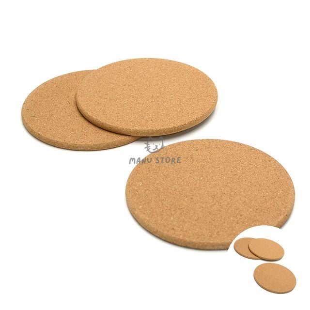 라면받침대 특이한냄비받침 코르크 냄비받침 3개입