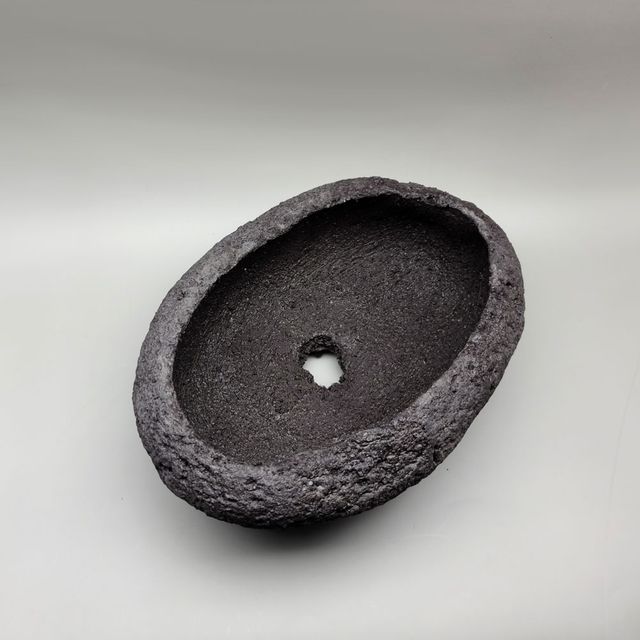 화산석 화분 - 타원 분재 중 25x16x10cm - 이미지 9