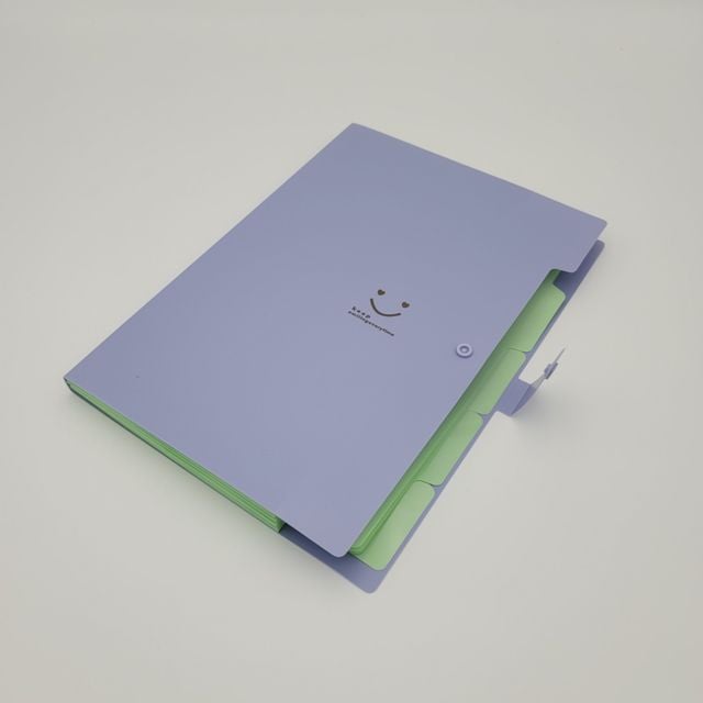 P1 다기능 아코디언 파일 퍼플 - 이미지 1