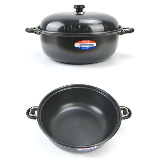 빠른 열전도 경질 찜기 찜솥 튀김솥 튀김팬 36cm 26호