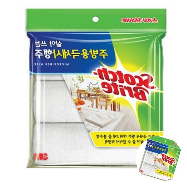 극세사행주 주방타올 삶아쓰는 극세사 행주 3매
