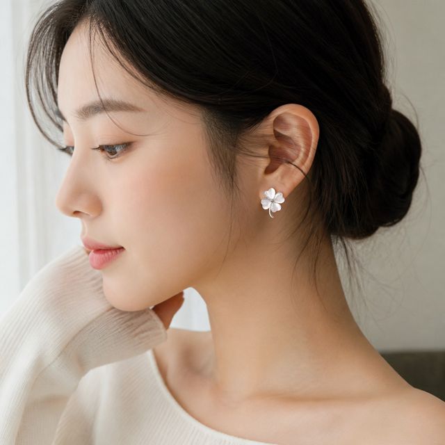 귀걸이 써지컬스틸 여자 악세사리 쥬얼리 연출용