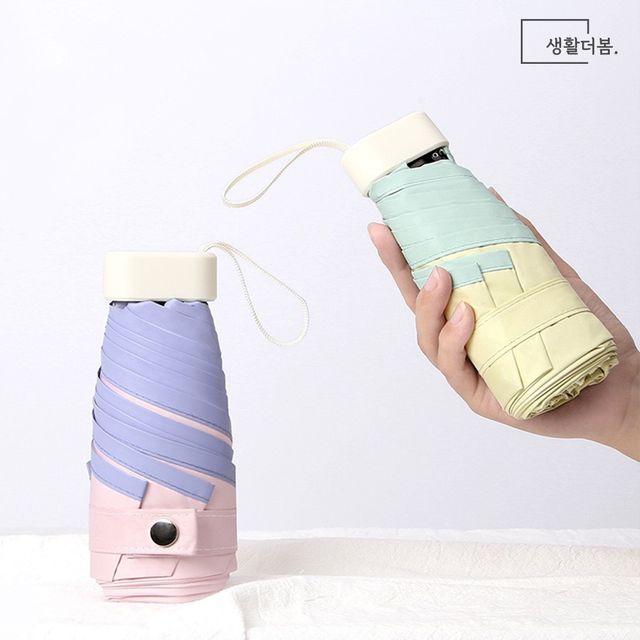 생활더봄 6k 6단 미니 양우산 5 color 케이스증정 - 이미지 5