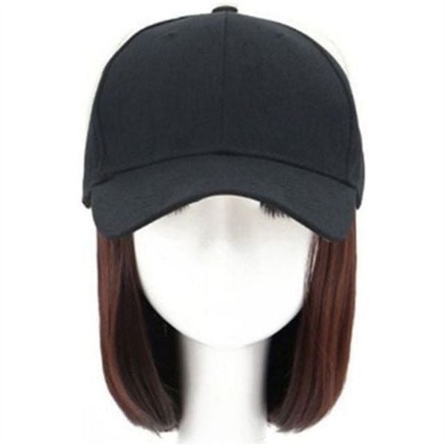 데일리 여성 모자 가발 캐주얼 여성 캡 모자 가발 웨이브