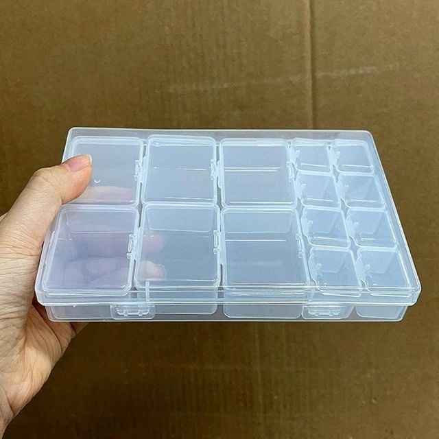 플라스틱 비즈 보관함 소 중 세트 만들기 공예재료 악세서리 비즈 보관함 부자재 화장품용기 통 알약케이스