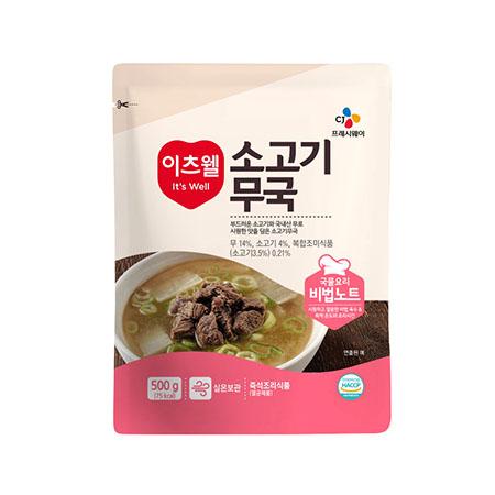 이츠웰 소고기무국 레토르트 500g 1개 즉석국 즉석탕 간편조리식품 간편조리국 무국 소고기무국 간편조리소고기무국 이츠웰소고기무국 캠핑요리 캠핑음식