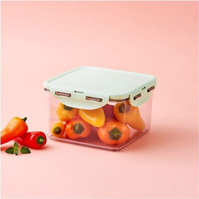 락앤락 트라이탄 밀폐용기 정사각 1.3L 반찬통 - 이미지 1