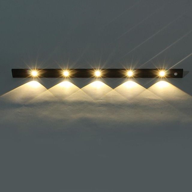 USB충전 무선 LED 센서등 (60cm 블랙)