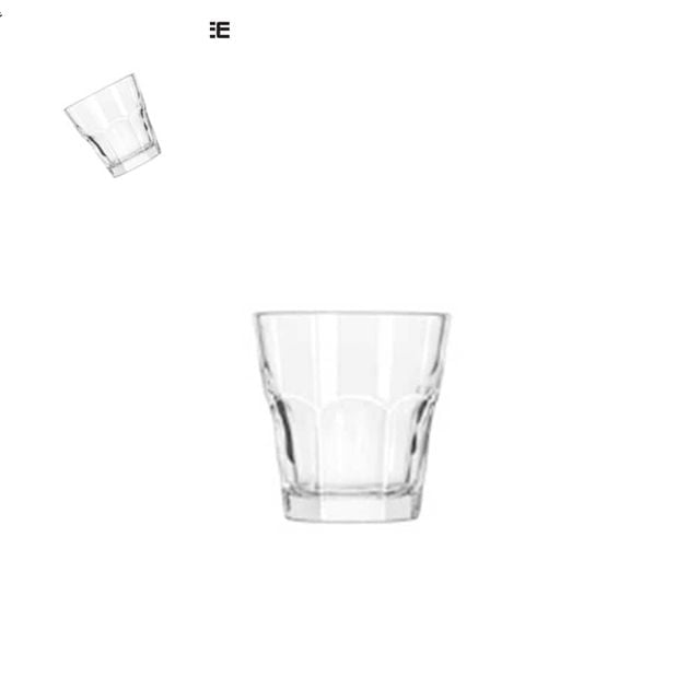 GLASS 락잔 유리잔 260ml 물컵 유리컵 카페유리잔 카페컵