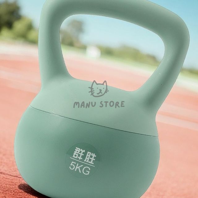 홈트덤벨 런지운동헬스기구 소프트 케틀벨 5kg 그린