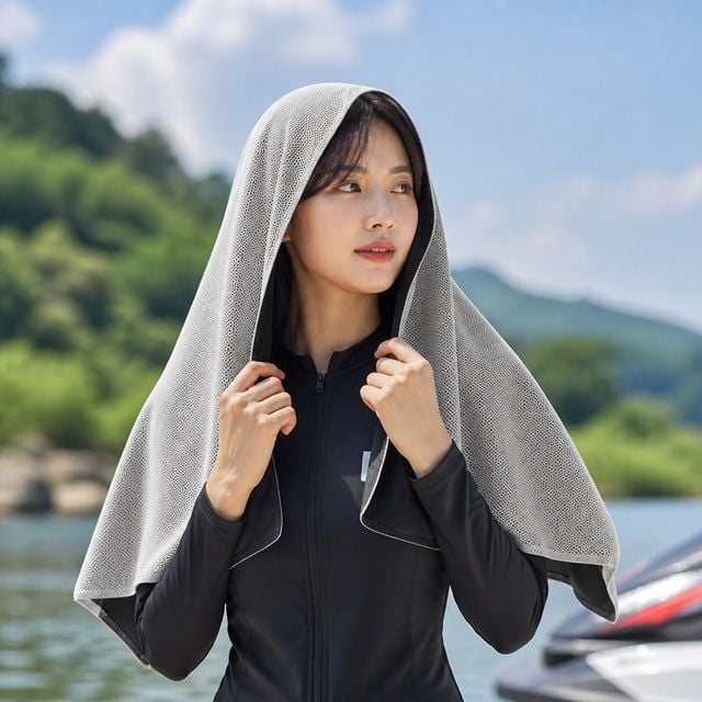 스포츠 냉감 후드 타월 야외 활동 물놀이용품