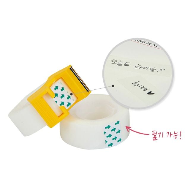 메모테이프 2개입 커팅테이프 휴대용테이프 - 이미지 3