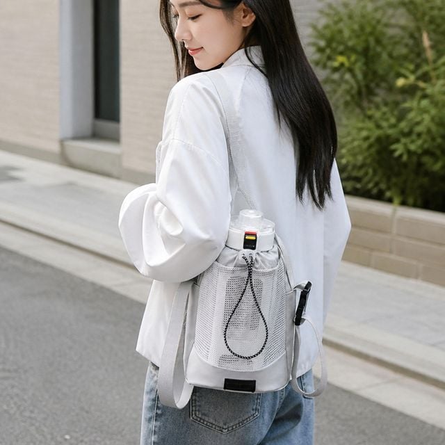 텀블러 파우치 물병 커버 보온 보냉 가방 크로스백 드링크백 주머니 휴대용 - 이미지 1