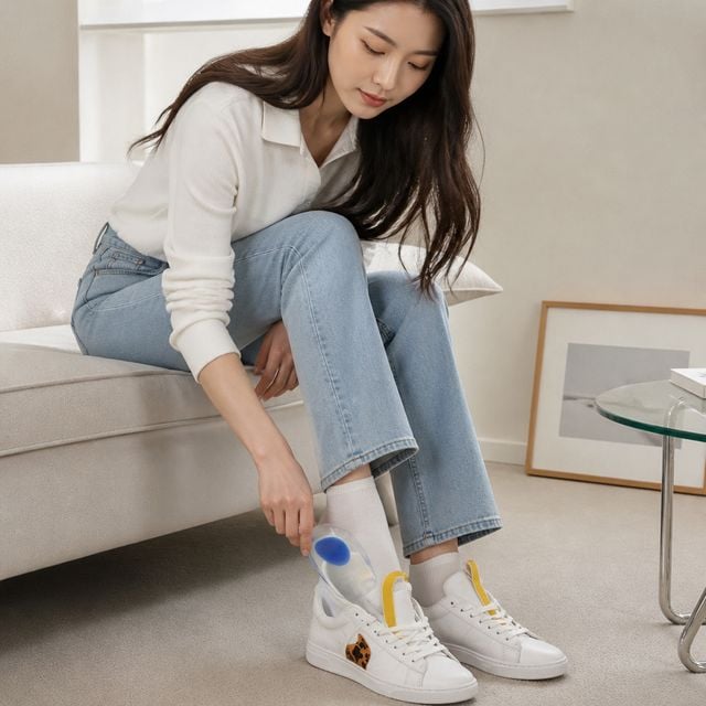 실리콘 인솔 운동화 깔창 신발 보정 구두 굽높이 조절 용품