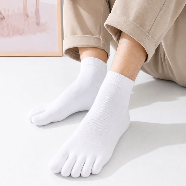 중목 발가락 양말 남성 발가락 면양말 남성삭스