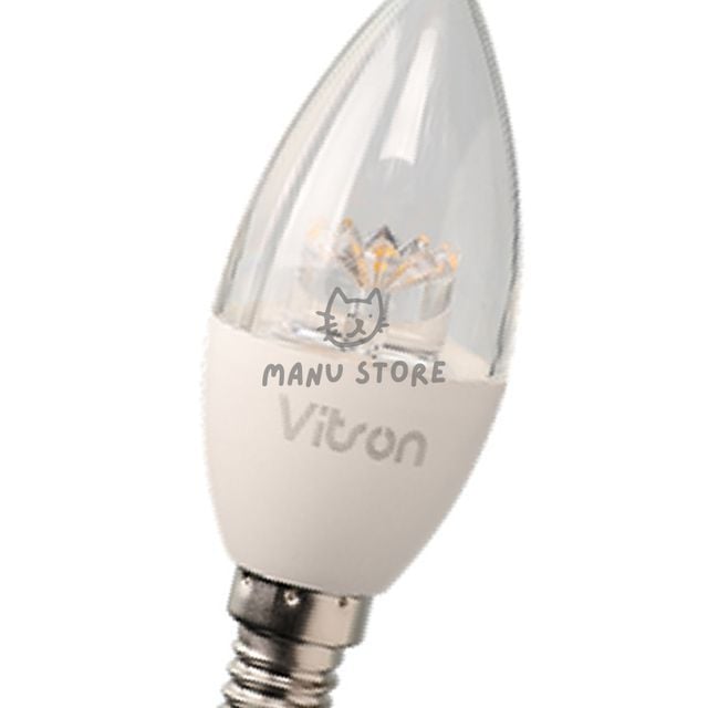 인테리어조명 업소용인테리어조명 촛대구 LED 5W E14 3K 투명 전구 KS