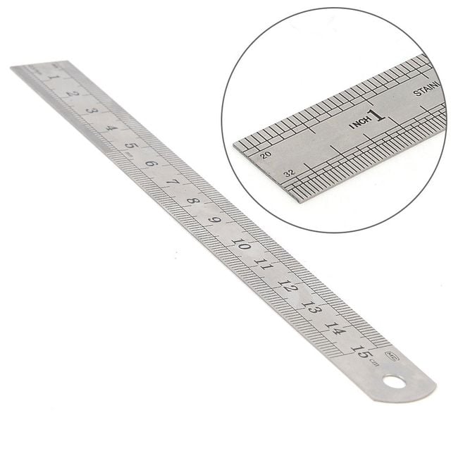 15cm 쇠자 X8개 스틸자 직자 스텐자 제도 사무용 자