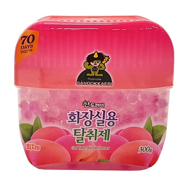 산도깨비)화장실용탈취제(피치향/300g)
